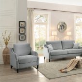 Banburry Sofa 8479 in Grey Fabric by Homelegance w/Options