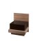 Light Brown Finish Modern Bedroom w/Optional Casegoods