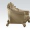 Vendome II Chair 53122 in Bone Leatherette by Acme w/Options