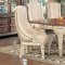 White & Cherry Two-Tone Finish Classic 7 Pc Dining Set w/Options