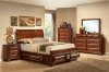 B2700 Bedroom in Oak w/6 Drawer Bed & Optional Casegoods