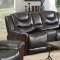 Brandy Reclining Sofa in Brown w/Optional Items