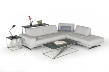 Spazio Sectional Sofa in Full Leather by VIG [VGSS-Spazio 306 WIS]