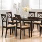 Gabriel Dinette Set 5Pc 100770 in Cappuccino by Coaster