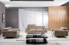 S116 Sofa in Taupe Leather by Beverly Hills w/Options