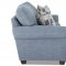 Zack Sofa in Denim Fabric by Klaussner w/Options