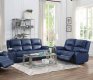 Zuriel Power Motion Sofa 54615 in Blue PU by Acme w/Options