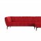 Morton Sectional Sofa 31806 in Red Fabric by VIG