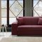 Kobe Santa Glory Burgundy Sofa Bed in PU by Istikbal w/Options