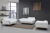 Ronen Sofa 3Pc Set in White Leather by VIG