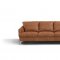 Safi Sofa LV00216 in Cappuccino Leather by Mi Piace w/Options