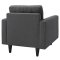 Empress Sofa in Gray Fabric by Modway w/Options