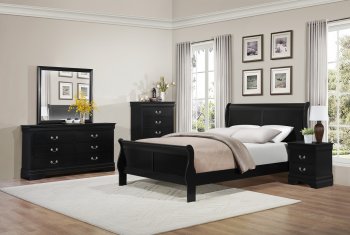 Mayville Bedroom Set 2147BK by Homelegance in Black [HEBS-2147BK Mayville Set]