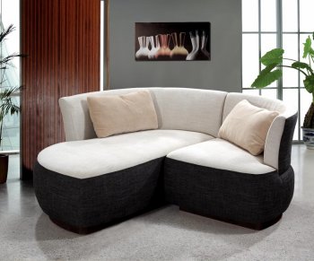 Two-Tone Fabric Modern Elegant Sectional Sofa [VGSS-0622]