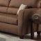 Camel Microfiber Modern Casual Sofa & Loveseat Set w/Options