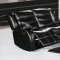 Gramercy 644 Motion Sofa in Black Bonded Leather w/Options