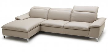 1911B Sectional Sofa in Taupe Bonded Leather by J&M [JMSS-1911B Taupe]