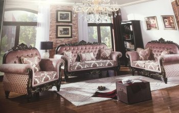 Madline Sofa in Mauve Velvet w/Options [ADS-Madline]