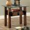 Penny Industrial Coffee Table CM4318 in Weathered Oak w/Options