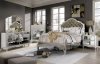 Eliora Bedroom Set FOA7890 in Mirror & Silver w/Options