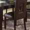 D043DT Dining 5Pc Set w/DG072DC Brown Chairs by Global