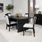 Brookmead Dining Table 108231 in Black by Coaster w/Options