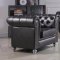 Bosco Sofa & Loveseat Set in Black Leatherette w/Options