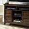 Amaretto Finish Stylish Contemporary TV Stand w/Storages