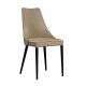 Milano Dining Chair Set of 2 in Tan Leather by J&M