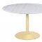 Steele Dining Table 192061 in Marble by Coaster with Options