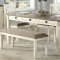 Willow Bend Dining Set 5627W-72 in Antique White - Homelegance