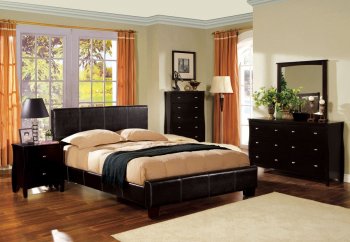 CM7010 Uptown Bedroom w/Leatherette Platform Bed & Options [FABS-CM7010 Uptown]