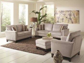 Mason 503601 Sofa in Blue Grey Fabric by Coaster w/Options [CRS-503601 Mason]