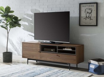 Hattie TV Stand LV01073 in Rustic Oak by Acme [AMTV-LV01073 Hattie]