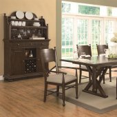 104571 Camilla Dining Table in Brown by Coaster w/Options