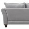 Astaire Sofa & Loveseat Set in Cement Fabric 506301 by Coaster