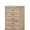 Miquell Bedroom Set 5Pc 28040 Rustic Natural by Acme w/Options