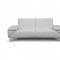 London Sofa Bed in White Faux Leather by Whiteline