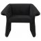 Ramsey Accent Chair 907524 in Black Fabric by Coaster