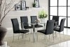 CM8319T-8336 Kauai 7Pc Dinette Set w/Clear Glass Top