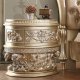 Vatican Nightstand BD00462 in Champagne Silver by Acme