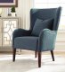 903963 Accent Chair Set of 2 in Blue Fabric by Coaster