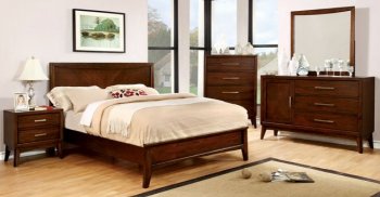 Snyder I CM7792 5Pc Bedroom Set in Brown Cherry w/Options [FABS-CM7792-Snyder I]