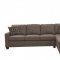 Powell Sectional Sofa 501687 in Taupe Leatherette by Coaster