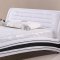 Kiro Bed White & Black Leatherette by American Eagle