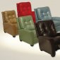 Choice of Color Modern Braxton Reclining Chair