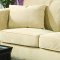 Park Place Sofa in Cream Velvet Fabric 500231 by Coaster w/Optio