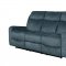 U6024 Motion Sofa & Loveseat Set in Dark Gray Fabric by Global