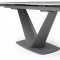 Cloud Dining Table by ESF w/Optional 1218 Gray Swivel Chairs