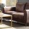 Burgess Sofa 54540 in Vintage Chocolate Leather - Acme w/Options